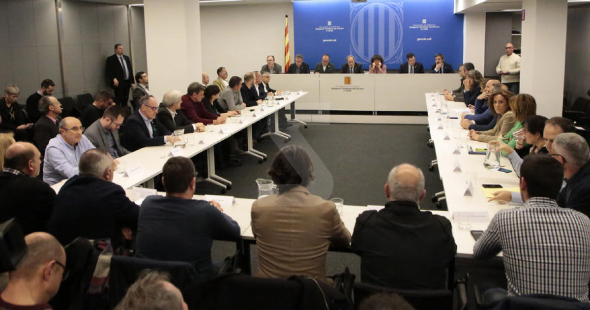 Torra anuncia una reunió al Palau amb alcaldes i representants de la