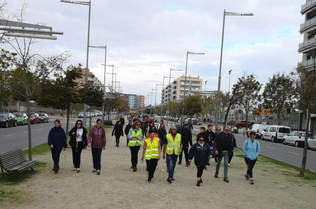 Unes Persones A La Xii Caminada Per La Diabetis A Bal Fia