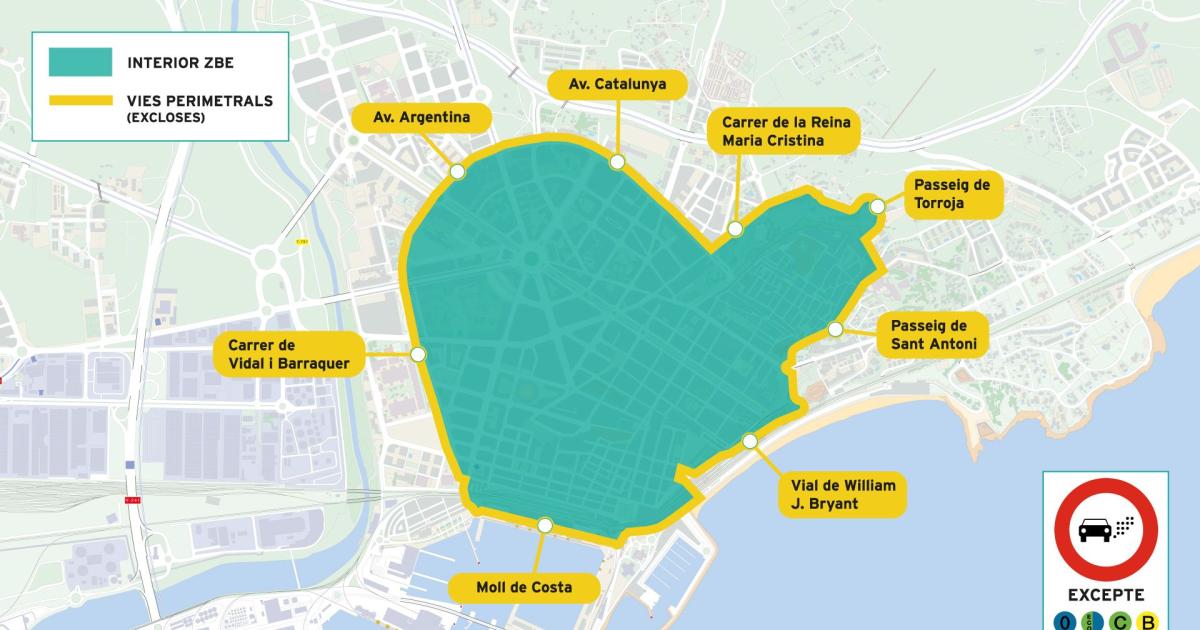 La Zona de Bajas Emisiones de Tarragona se aplicará de manera progresiva entre 2025 y 2027