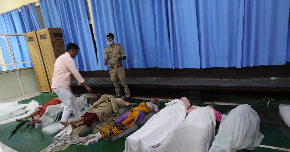 Chaos over approach to landmark kills 121 in India stampede