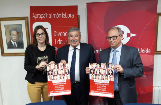 La Cambra de Comerç de Lleida va presentar ahir la segona edició del ‘Jovullser’.