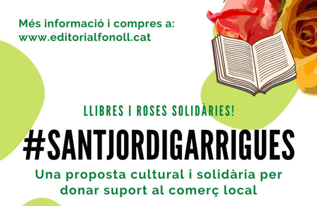 Neix a les Garrigues una iniciativa per promoure la compra a llibreries i floristeries locals per Sant Jordi