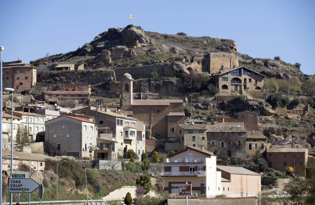 Vista de Biosca, un municipio de la Segarra con solo 181 vecinos. 