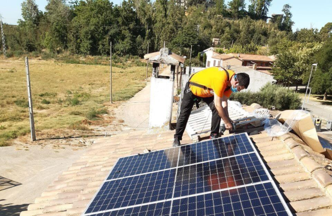 La central solar de 10 MW que Nufri construye en Huelva.