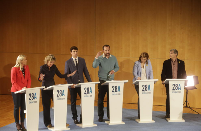El debate a seis del grupo SEGRE sirvió de cierre de la campaña electoral.