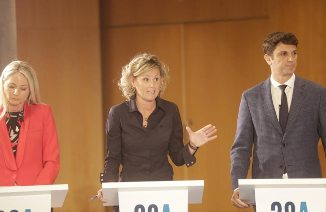 El debat a sis del grup SEGRE va servir de tancament de la campanya electoral.