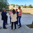 Visita als terrenys que acolliran el futur centre internacional de refugiats de Tàrrega.