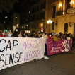 Imatge d’arxiu d’una protesta contra la violència de gènere a Lleida.