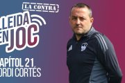 El segon entrenador del Lleida CF, Jordi Cortés, a La Contra de Lleida en Joc