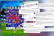 Tristesa i resignació entre els seguidors del Lleida CF després d'acomiadar a tot l'equip