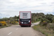 Imatge de la furgoneta de la banca mòbil a Lleida. - PAU PASCUAL