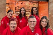L'equip de la carnisseria París de Balaguer.