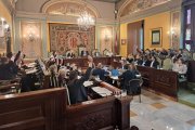La votació del pressupost de la Paeria de Lleida.