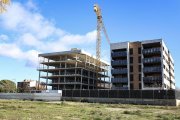 Imatge d’arxiu de la construcció de dos blocs d’habitatges a Copa d’Or. - INGRID SEGURA