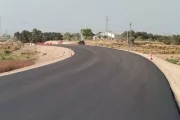 Les obres ja s’atansen a l’àrea del polígon El Sosal a prop a l’enllaç de l’autovia A-22 i l’N-240. - E.B.D.