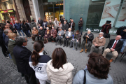 Acto de homenaje a las víctimas del Liceu Escolar, el año pasado.