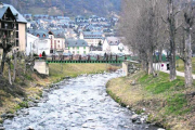 La Garona a Vielha, un dels rius on és possible pescar.