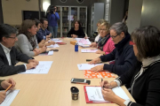 La reunión de ayer de la comisión de calles de la Paeria.