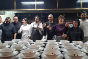 Los cocineros con estrellas en la guía Michelin que participaron en la cena del domingo de La Seu.