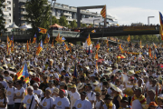 La manifestació independentista del passat 11 de setembre a Lleida