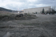 El solar donde está proyectado el centro comercial Vallrufea.