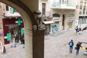 Imagen de archivo de la plaza de la Sal de Lleida. 