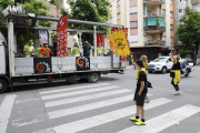 La Fecoll va protagonitzar una desfilada pels carrers de Lleida, coincidint amb el cap de setmana en què la capital del Segrià hauria d'haver celebrat la 41 edició de la festa.