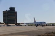 Pràctiques de vol a l'aeroport d'Alguaire