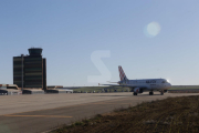 Pràctiques de vol a l'aeroport d'Alguaire