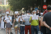 Concentració a Lleida contra la "inacció de Generalitat i Paeria