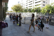 Imatge d'arxiu de l'inici del curs escolar en una escola de Lleida.