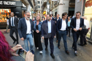 Imatges de la visita del ministre de Foment José Luis Ábalos a Lleida i a les instal·lacions de SEGRE