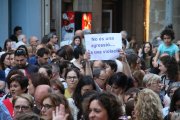 Concentració a Lleida en contra de la sentència del cas 'Manada'