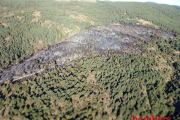 Un incendi a Montferrer i Castellbó el passat mes de setembre.