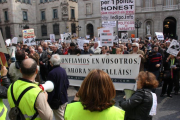 Imatge d’arxiu d’una protesta per abusos bancaris.