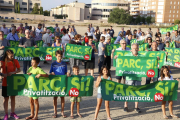 Manifestación de la plataforma vecinal el pasado 27 de junio.