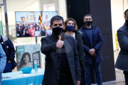 Visita de Jordi Sánchez a Lleida