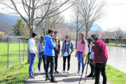 Moment del rodatge d’un dels set projectes cinematogràfics impulsats pels estudiants.