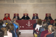 Sebastià Serrano pronunció ayer la conferencia inaugural del curso de la UdL.