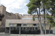 L'entrada a Urgències de l'hospital Arnau de Vilanova de Lleida.