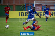 Imatges del debut del Lleida Esportiu contra el CD Teruel, a Terol.