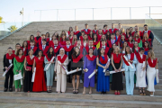 La sala Ricard Viñes de la Llotja de Lleida va acollir l'acte acadèmic d'entrega d'orles als graduats i graduades de la Facultat de Dret, Economia i Turisme de la Universitat de Lleida