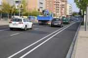 Senyalitzat el carril bici de l’avinguda Estudi General