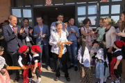 La delegada del Govern espanyol, Teresa Cunillera, a la inauguració de la Fira del Préssec d’Alfarràs.