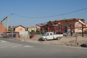 Obras en la nueva estación de autobuses. 