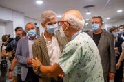 El conseller de Salut, Josep Maria Argimon, ha inaugurat aquest dimecres la nova UCI Neonatal de l'Hospital Universitari Arnau de Vilanova de Lleida