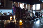 Martí Bentanachs y Rosa Coll ayer en la casa rural que regentan. 