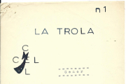 El número 1 de ‘La Trola’, una revista juvenil de Tremp de 1953 con un poema de un Rossell adolescente.