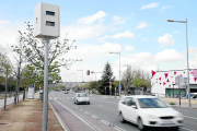 El radar del carrer Miquel Batllori és un dels tres que ahir estaven en funcionament.