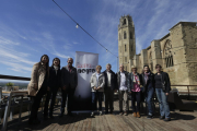 La presentació va tenir lloc ahir a la terrassa del restaurant 1203 de la Seu Vella de Lleida.